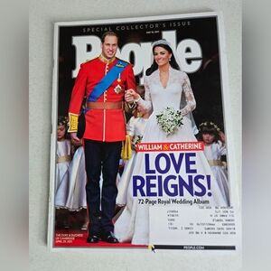Royal Wedding Prince Princess of Wales William & Kate People Magazine